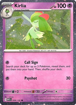 Kirlia (Cosmos Holo) - (059) Holofoil [Miscellaneous Cards & Products] - Trinity Hobby