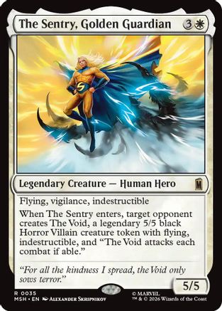 The Sentry, Golden Guardian  (MSH-035) - [Marvel Super Heroes] - Trinity Hobby