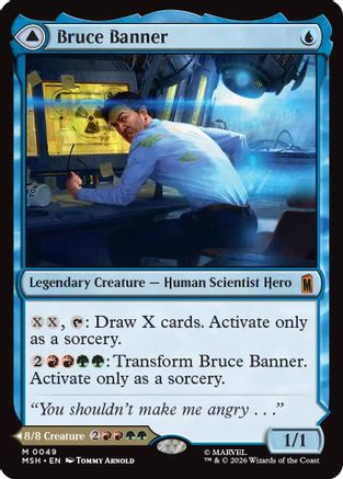 Bruce Banner  [Foil]  (MSH-049) - [Marvel Super Heroes] - Trinity Hobby