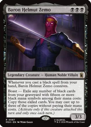 Baron Helmut Zemo  (MSH-087) - [Marvel Super Heroes] - Trinity Hobby