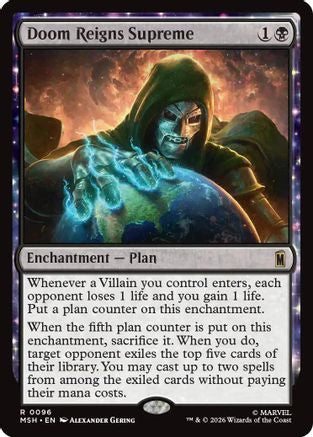 Doom Reigns Supreme  [Foil]  (MSH-096) - [Marvel Super Heroes] - Trinity Hobby