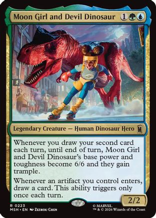 Moon Girl and Devil Dinosaur  [Foil]  (MSH-223) - [Marvel Super Heroes] - Trinity Hobby