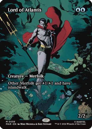 Lord of Atlantis (Borderless)  (MAR-056) - [Marvel Universe Eternal-Legal] - Trinity Hobby