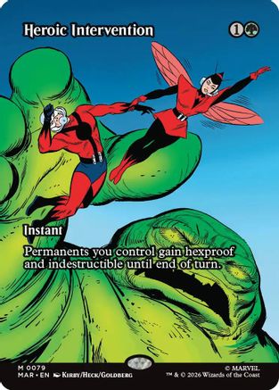 Heroic Intervention (0079) (Borderless)  (MAR-079) - [Marvel Universe Eternal-Legal] - Trinity Hobby