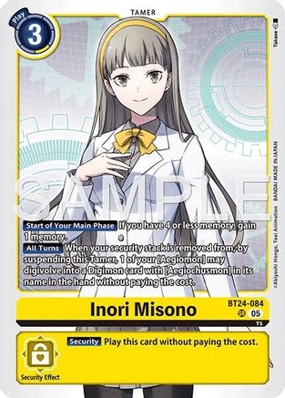 Inori Misono (BT24-084) - [Time Stranger] Foil - Trinity Hobby