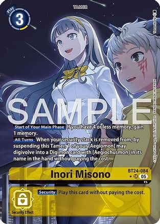Inori Misono (Alternate Art) (BT24-084) - [Time Stranger] Foil - Trinity Hobby