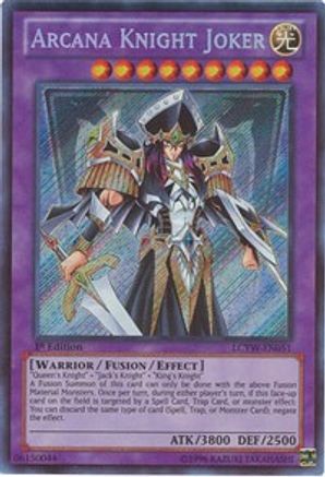 Arcana Knight Joker [LCYW-EN051] Secret Rare - Trinity Hobby