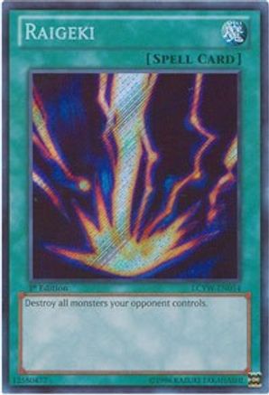 Raigeki [LCYW-EN054] Secret Rare - Trinity Hobby