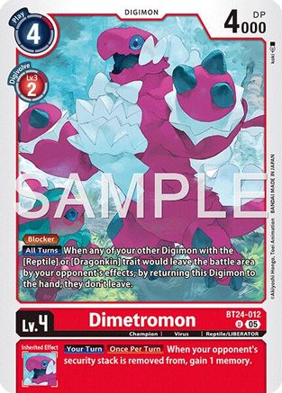Dimetromon (BT24-012) - [Time Stranger] - Trinity Hobby
