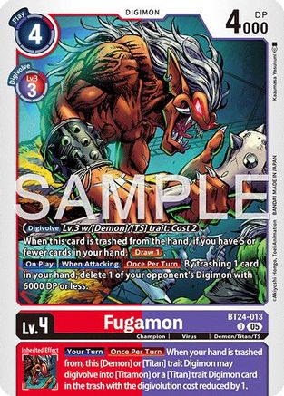 Fugamon (BT24-013) - [Time Stranger]