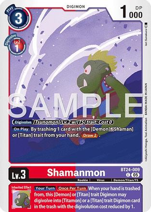 Shamanmon (BT24-009) - [Time Stranger] - Trinity Hobby
