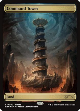 Command Tower  [Foil]  (WPN-002) - [WPN & Gateway Promos] - Trinity Hobby