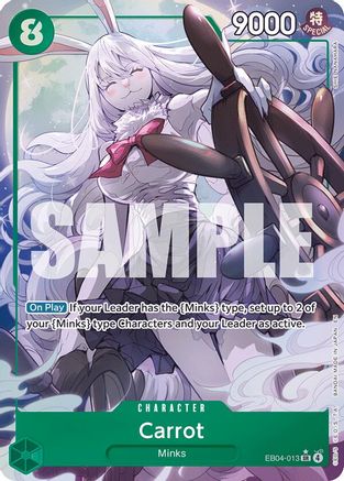 Carrot (Alternate Art) (EB04-013) - [The Azure Sea's Seven] Foil