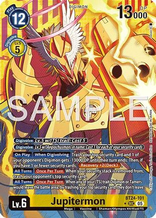 Jupitermon (Alternate Art) (BT24-101) - [Time Stranger] Foil - Trinity Hobby