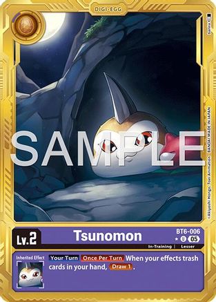 Tsunomon (Alternate Art) (BT6-006) - [Advanced Booster Digimon Generation] Foil - Trinity Hobby