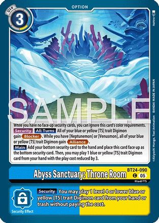 Abyss Sanctuary: Throne Room (BT24-090) - [Time Stranger] - Trinity Hobby