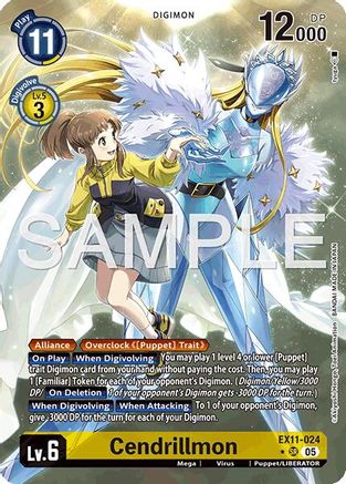 Cendrillmon (Alternate Art) (EX11-024) - [Dawn of Liberator] Foil - Trinity Hobby