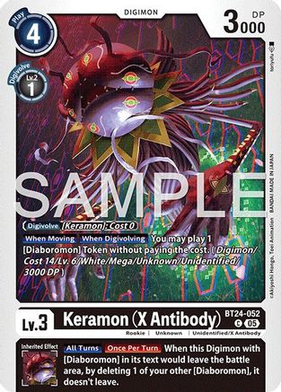 Keramon (X Antibody) (BT24-052) - [Time Stranger] - Trinity Hobby