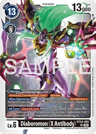 Diaboromon (X Antibody) (BT24-065) - [Time Stranger] Foil - Trinity Hobby