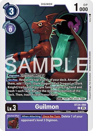 Guilmon (BT24-066) - [Time Stranger]