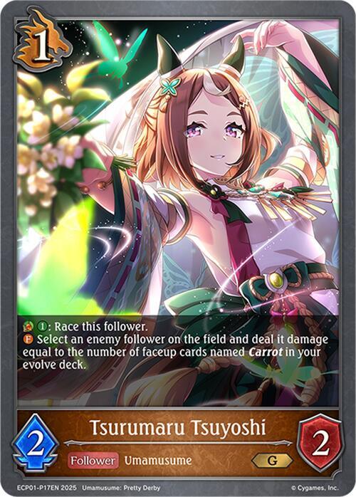 Tsurumaru Tsuyoshi - P17EN (Foil) - ECP01: Umamusume: Pretty Derby (ECP01-P17EN) - Trinity Hobby