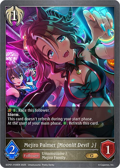 Mejiro Palmer [Moonlit Devil ~] - P29EN (Foil) - ECP01: Umamusume: Pretty Derby (ECP01-P29EN) - Trinity Hobby