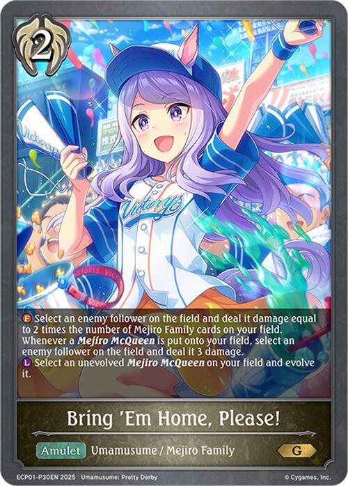 Bring 'Em Home, Please! - P30EN (Foil) - ECP01: Umamusume: Pretty Derby (ECP01-P30EN) - Trinity Hobby