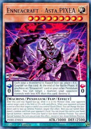 Enneacraft - Asta.PIXEA (Super Rare) [PHRE-EN021] - Phantom Revenge 1st Edition - Super Rare - Trinity Hobby