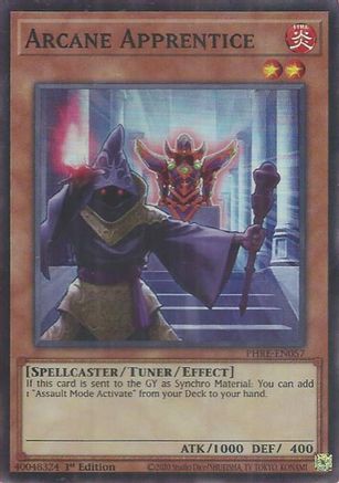 Arcane Apprentice (Super Rare) [PHRE-EN057] - Phantom Revenge 1st Edition - Super Rare - Trinity Hobby