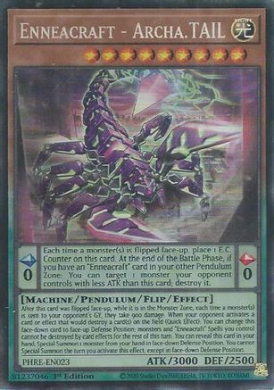 Enneacraft - Archa.TAIL (CR) [PHRE-EN023] - Phantom Revenge 1st Edition - Collector's Rare - Trinity Hobby