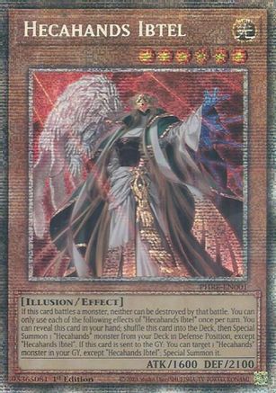 Hecahands Ibtel (Starlight Rare) [PHRE-EN001] - Phantom Revenge 1st Edition - Starlight Rare - Trinity Hobby