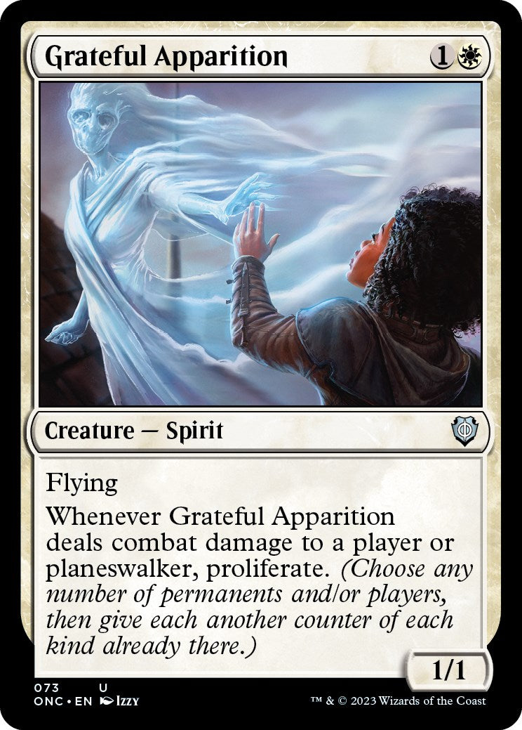 Grateful Apparition [Phyrexia: All Will Be One Commander] - Trinity Hobby
