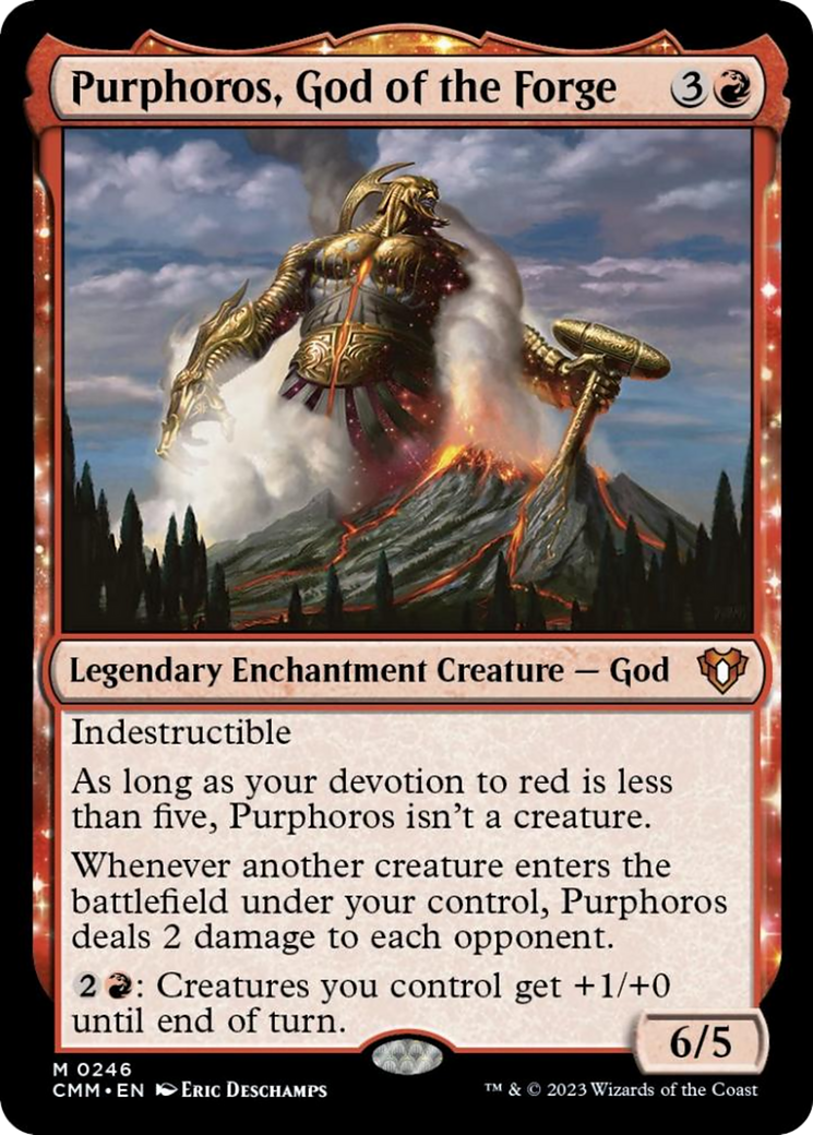 Purphoros, God of the Forge [Commander Masters] - Trinity Hobby