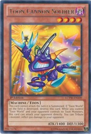 Toon Cannon Soldier [LCYW-EN109] Rare - Trinity Hobby