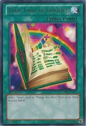 Toon Table of Contents [LCYW-EN116] Rare - Trinity Hobby