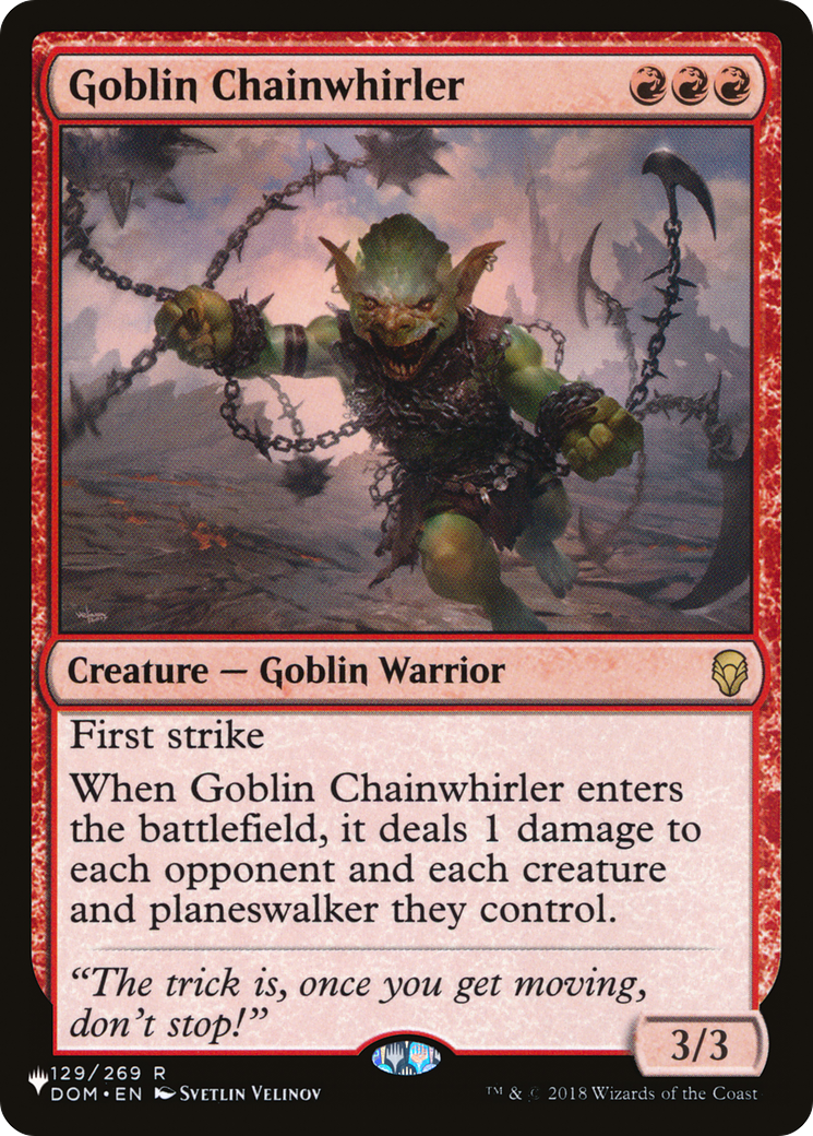 Goblin Chainwhirler [The List] - Trinity Hobby