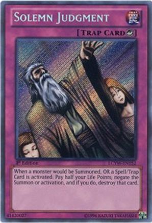 Solemn Judgment [LCYW-EN152] Secret Rare - Trinity Hobby
