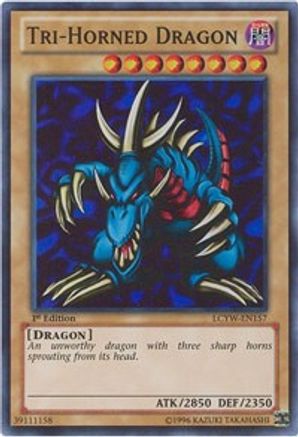 Tri-Horned Dragon [LCYW-EN157] Super Rare - Trinity Hobby