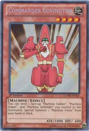 Commander Covington [LCYW-EN167] Secret Rare - Trinity Hobby