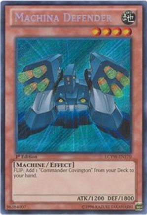 Machina Defender [LCYW-EN170] Secret Rare