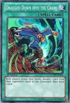 Dragged Down into the Grave [LCYW-EN174] Super Rare - Trinity Hobby