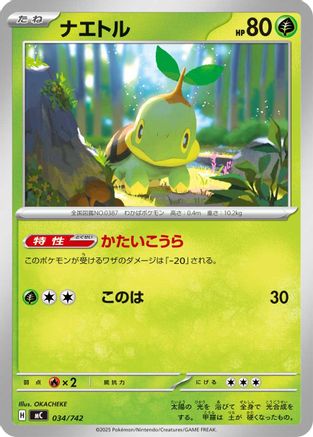 Turtwig (Japanese)  034/742 - [Start Deck 100 Battle Collection]