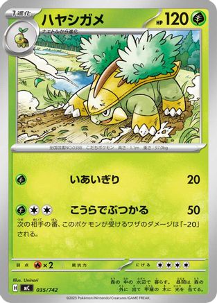 Grotle (Japanese)  035/742 - [Start Deck 100 Battle Collection]