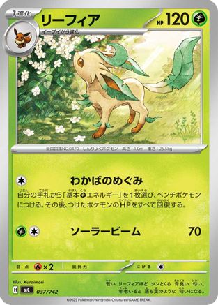 Leafeon (Japanese)  037/742 - [Start Deck 100 Battle Collection]