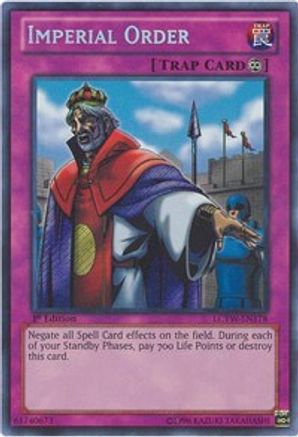 Imperial Order [LCYW-EN178] Secret Rare - Trinity Hobby