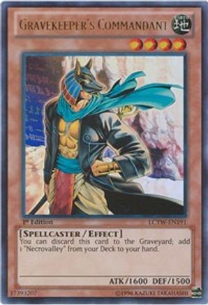 Gravekeeper's Commandant [LCYW-EN191] Ultra Rare - Trinity Hobby