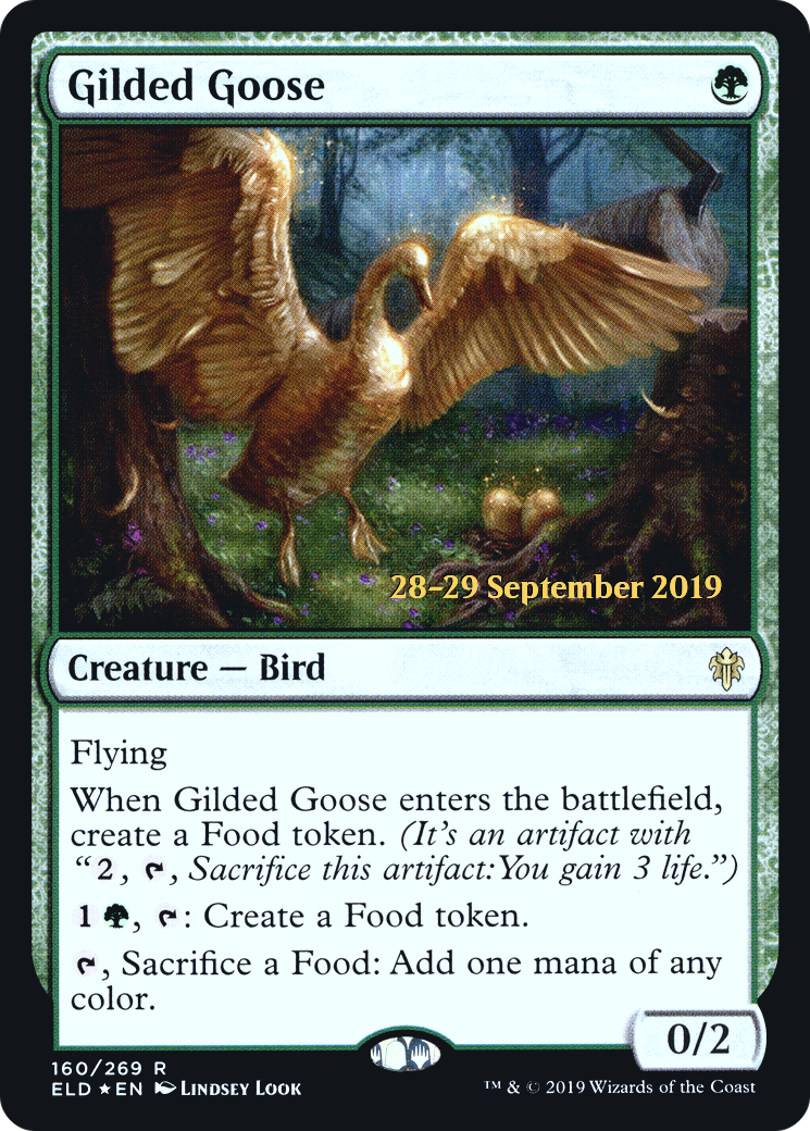 Gilded Goose [Promotions avant-première du Trône d'Eldraine] 