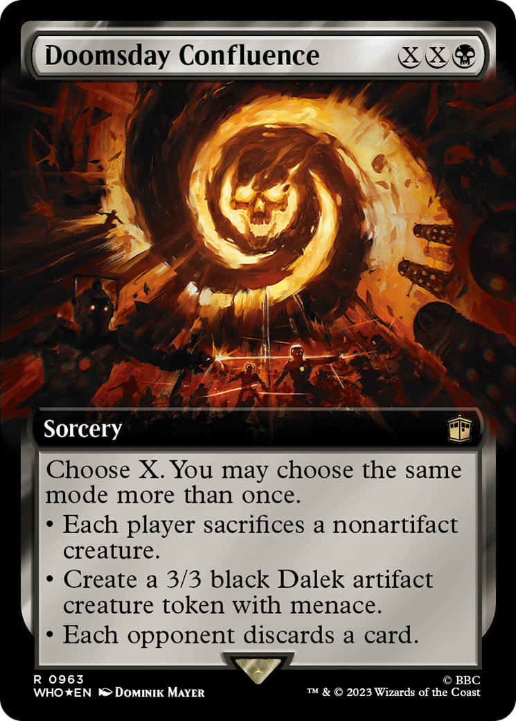 Doomsday Confluence (Extended Art) (Surge Foil) [Doctor Who] - Trinity Hobby