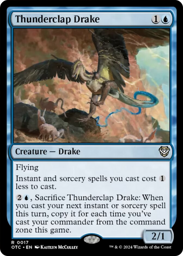 Thunderclap Drake [Outlaws of Thunder Junction Commander] - Trinity Hobby