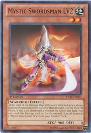 Mystic Swordsman LV2 [LCYW-EN200] Common - Trinity Hobby